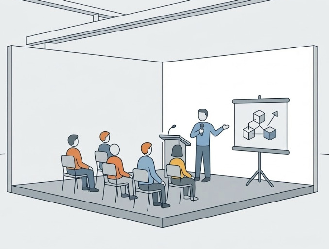 ミニセミナーやライブプレゼンの開催