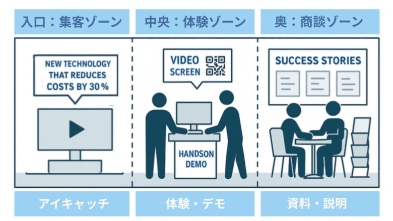 展示会の企画アイデア | 商談につなげる動線設計